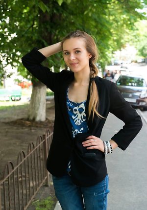 Met Art invite you to explore xxx pictures featuring Katie A demonstrating well-done form